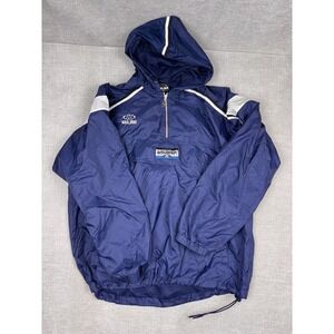 Kelme Football XL Quarter Zip Windbreaker Navy Blue Jacket